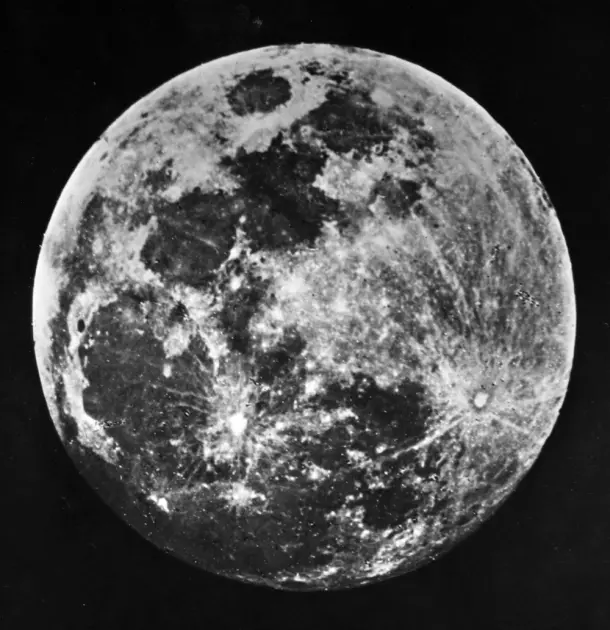 J.W. Draper's image of The Moon, taken in 1840