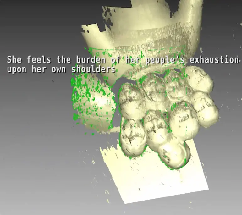 Morehshin Allahyari, She Who Sees the Unknown: Ya’jooj Ma’jooj (video still), 2017