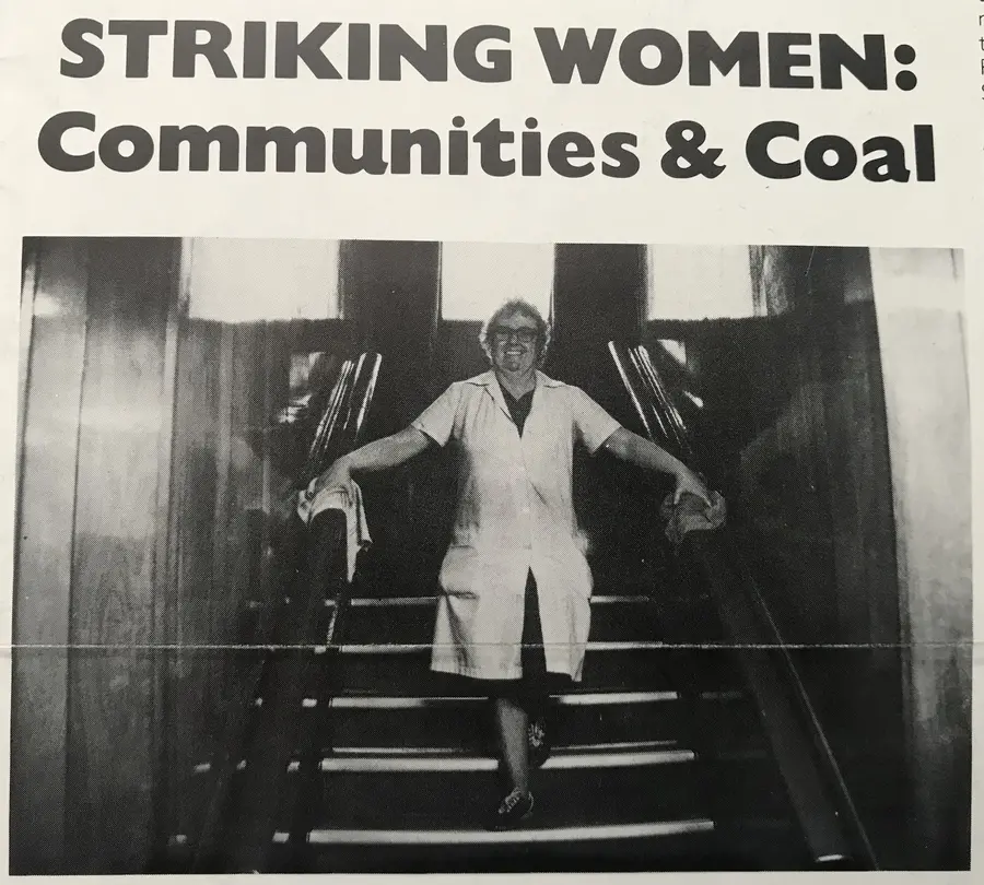 Izabela Jedrzejczyk, Proud of Myself, 1985, featured in the leaflet for the exhibition Striking Women: Communities & Coal, Courtesy The Photographers' Gallery Archive