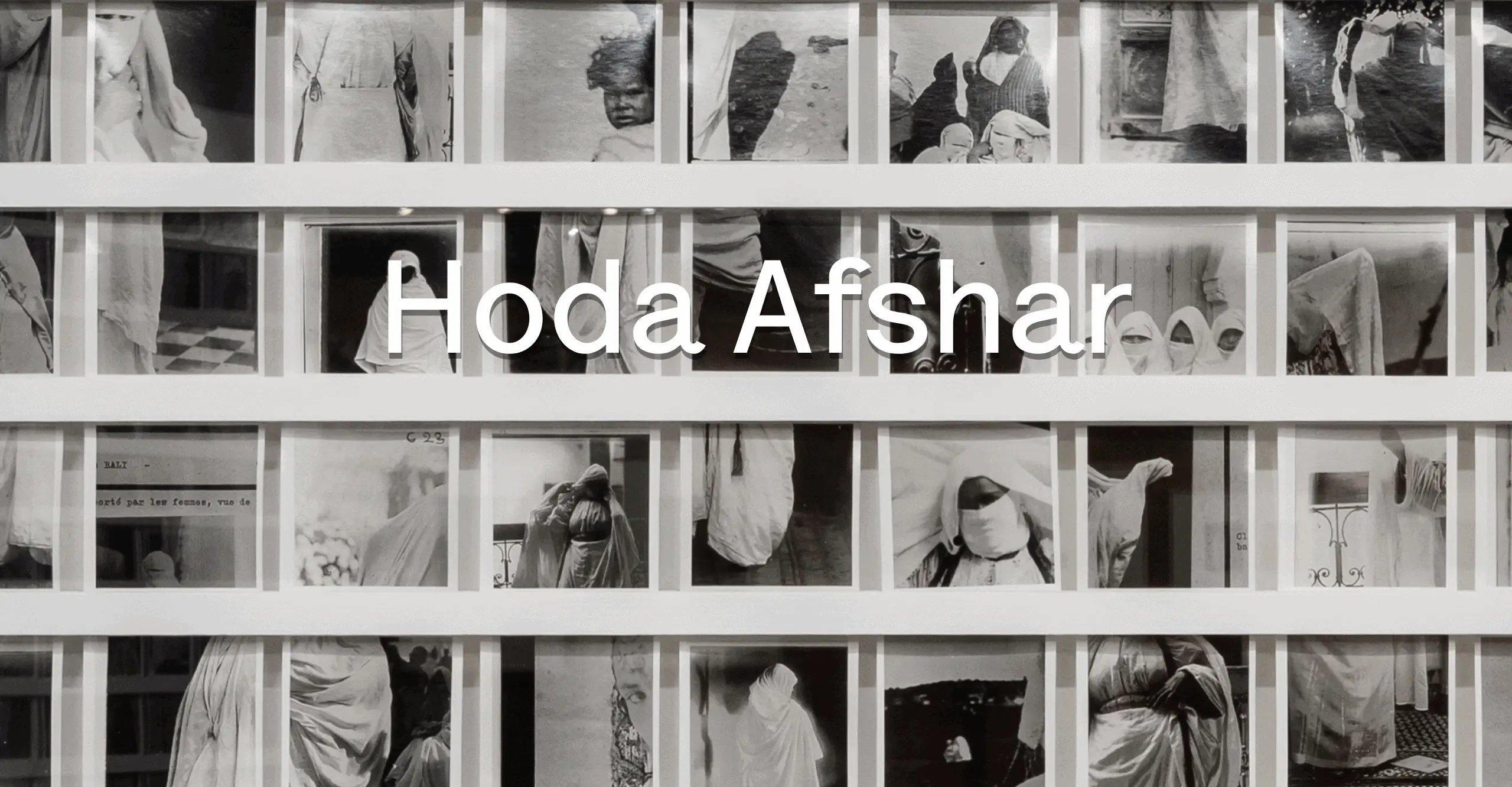 A slideshow of each shortlisted artist's name.