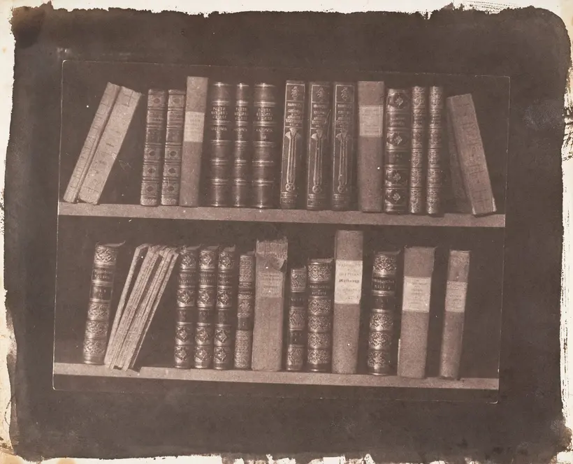 William Henry Fox Talbot, &quot;A Scene in a Library&quot;, from The Pencil of Nature, Part 2, Plate 8, January 1845