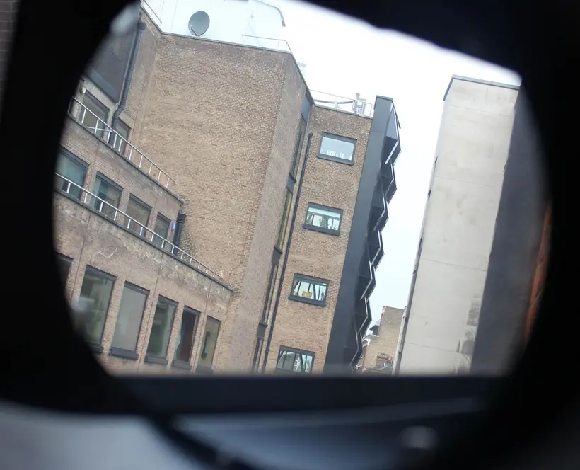 A view of Ramillies Street as seen through the Camera Obscura