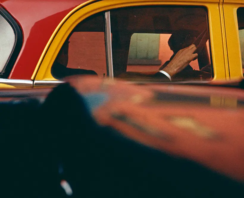 Taxi, c 1957 © Saul Leiter Courtesy Howard Greenberg Gallery, New York