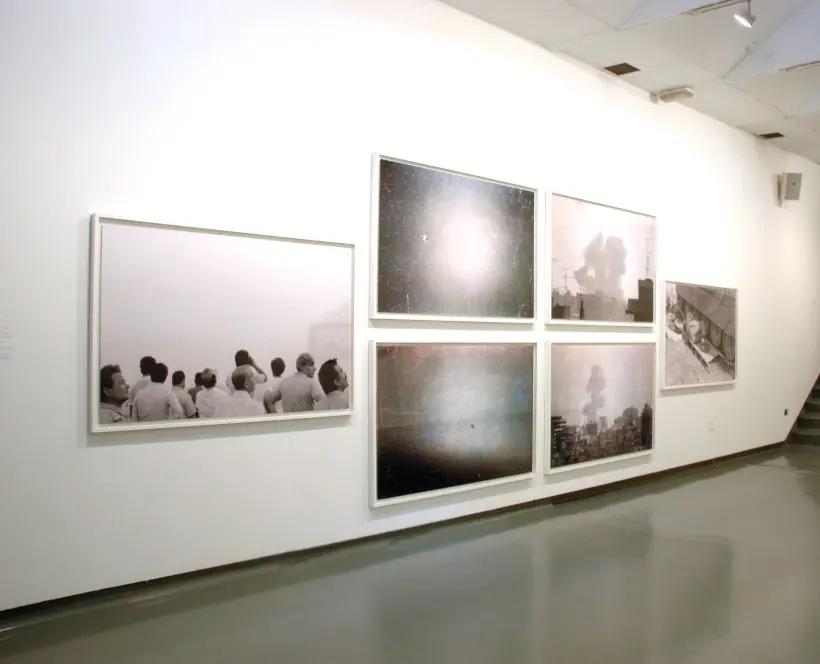 Colour photograph of exhibition installation