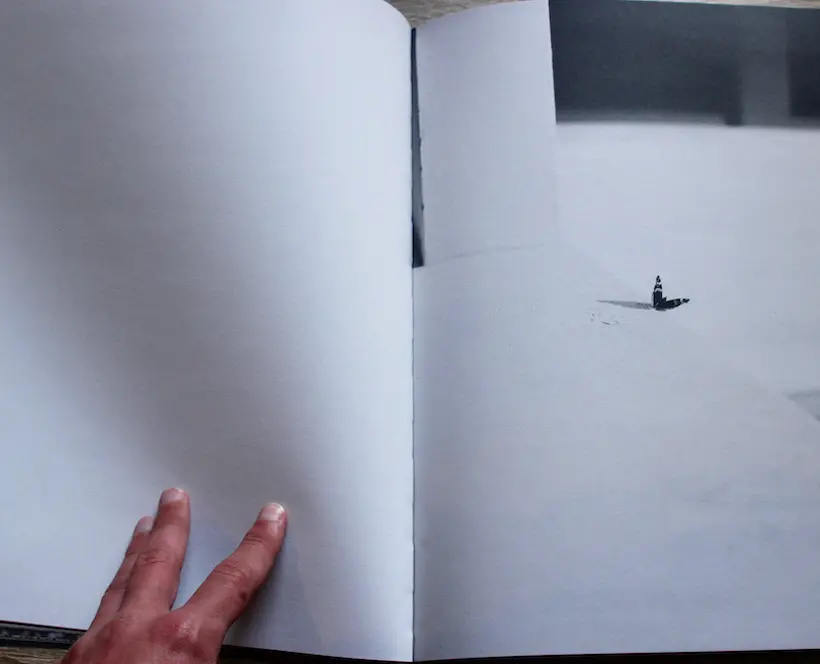A photograph of a book open with a person's hand holding it on a page.